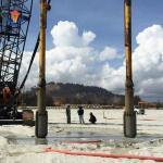 Ground Improvement Vibroflot Equipment 130KW Vibrating Floater environmental friendly for sale