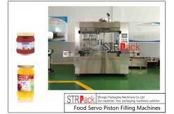 China Volumetric Apple Jam Bottle Liquid Filling Machine Automatic Servo Motor Driving supplier