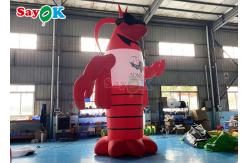 China Red Animal Giant Lobster Inflatable Model With 2 Years Warranty supplier