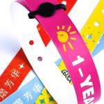 Custom PVC Wristbands for Events Waterproof Vinyl Bracelets