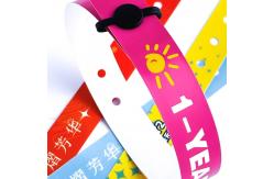 China Custom PVC Wristbands for Events Waterproof Vinyl Bracelets supplier