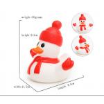LED Christmas duck, Flashing Santa ducks, Glow in the dark night Luminous duck