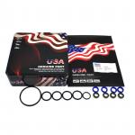 Rubber Black EX200-1 Pilot Valve Lever Valve Seal Kit For HITACHI