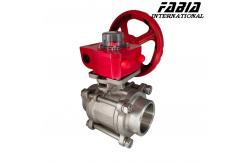 China DN65 Manual Turbine Ball Valve For Superior Performance And Durability supplier