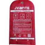 Glass Fiber Fire Blanket Extinguisher Heat Resistant Temperature for sale