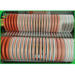 FSC Certificated 60gsm 13mm 14mm 15mm Width Food Grade Printable Straw Paper For Safe Straws for sale