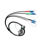 J599 Four Core Tactical Fiber Optic Patch Cables Per Reel 100m - 1000m Length for sale
