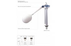 China 1.6Mpa 1/2 Adjusting Cistern Fill Valve For Toilet Tank supplier
