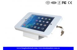 China VESA Desktop IPad Enclosure Stand Powder Coated Theft Resistant supplier