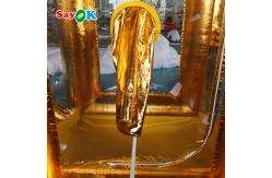 China Gold Large Advertisng Inflatable Money Machine Crash Cube For Promotion supplier