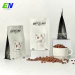Custom Coffee Packaging Printed Coffee Bag With Pocket Paper Bags For Coffee for sale
