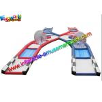 Cool Challenge Inflatable Human Zorb Ball Race Track , B Cross Race For Outdoor for sale