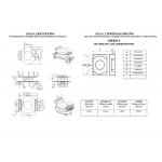 BEQ2501 EQ25 Vertical 4+3 PIN High Power Distribution Transformer