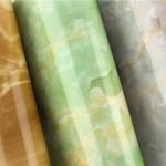 China 0.1mm-0.15mm Kitchen Counter Top Wallpaper Marble Design PVC  Worktop Cover manufacturer