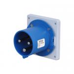 IP44 230V 63A Three Phase Industrial Panel Mounted Plug IEC Standard for sale