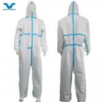 Microporous CE Type4/5/6 Cat3 Waterproof Anti-Static Protective Coveralls with Tape for sale