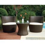 Luxury Home Resin Wicker Obelisk Chair With Power Coated Aluminum Frame for sale