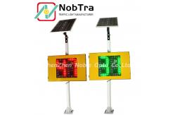 China Up To 500 Meters Visibility Range Integrated Radar Solar Traffic Signal supplier