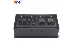 China Flip Up Desktop Electrical Sockets Lid Buffer Design For Office Room supplier