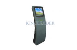China Freestanding Interactive Touch Screen Outdoor Information Kiosk with Curved Design supplier