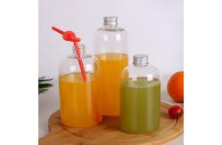 China Durable Plastic Beverage Bottles Customized Logo With Plastic Tamper Proof Cap supplier