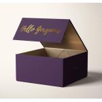 Recyclable Magnetic Packaging Box For Wigs Clothes Folding Box With Magnetic Closure