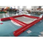0.9mm PVC Tarpaulin Yacht Inflatable Rectangular Swimming Pools Anti Jellyfish for sale