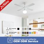 DC Modern Traditional Ceiling Fan Pull Chain Switch 4 MDF Blades