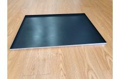 China Rk Bakeware China-800X600 Nonstick 4 Sided Aluminum Bread Baking Tray Pan supplier