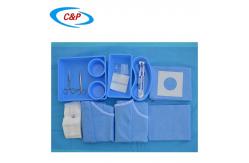 China Sterile Waterproof Blue Angiography Drape Pack With OEM/ODM Available CE supplier