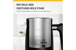 China 4 In 1 Commercial Automatic Milk Steamer Latte Stainless Steel Electric Milk Frother supplier