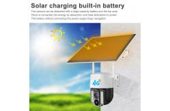 China 4G SIM Card Solar PTZ Camera WIFI Motion Detection Alarm CCTV Security Camera supplier