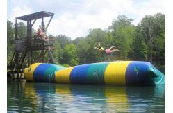 China Floating Inflatable Water Trampolines , Lake Inflatable Water Blob supplier
