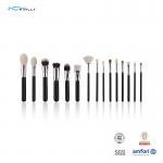 22pcs Black Makeup Brushes Set With Powder Blush Foundation Eyeshadow for sale