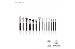 China 22pcs Black Makeup Brushes Set With Powder Blush Foundation Eyeshadow supplier