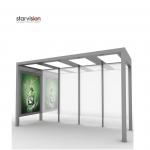 Urban City CE Certified Digital Bus Stop Advertising / Solar Powered Bus Stop for sale