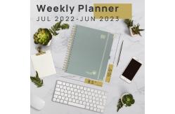China Grey Hardback Spiral Custom Weekly Executive Academic Planner 2023 supplier