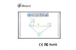 China Interactive Whiteboard With LED Backlit Metal Or Black Frame supplier