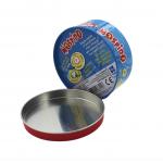 Embossed 8 Inch Round Cake Tin Can ISO9001 CMYK Printed for sale