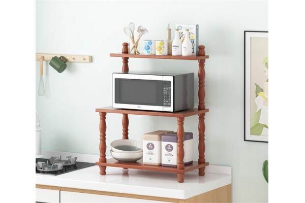 Assembled Kitchen Microwave Rack Unit Microwave Stacking Rack