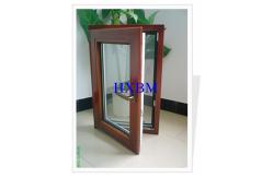 China Soundproof Metal Clad Wood Windows , Security Internal Double Glazed Window Units supplier