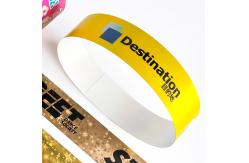 China Glitter Party Wristbands Unisex Adjustable for Events supplier