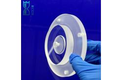 China Semiconductor Frosted Transparent Quartz Flake Quartz Flanges Corrosion Resistant supplier