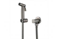China New Design Handheld Toilet Bidet Spray Kit Bathroom Wall Mounted Brushed supplier