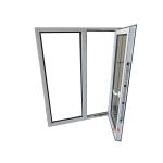 Tilt And Turn Flush Upvc Balcony Windows Double Glazed for sale