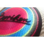 3D Tatami Aaterial Garments Patches ,  Custom Flocking Logo On Patches for sale