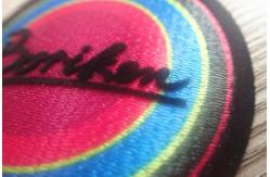 China 3D Tatami Aaterial Garments Patches ,  Custom Flocking Logo On Patches supplier