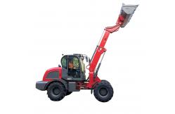 China Changchai Engine Mini Telescopic Wheel Loader With Extend Bucket Boom supplier