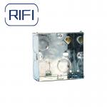 British Standards 3X3 Single Gang Switch Socket GI Box 35mm Depth Electrical Fittings for sale