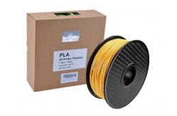 China Elastic Golden 1.75mm  Hdpe PLA 3D Printer Filament Environmentally Friendly supplier